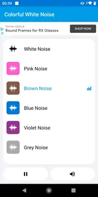 Colorful White Noise android App screenshot 4