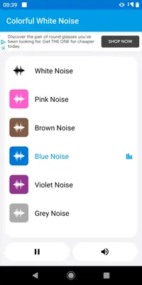 Colorful White Noise android App screenshot 5