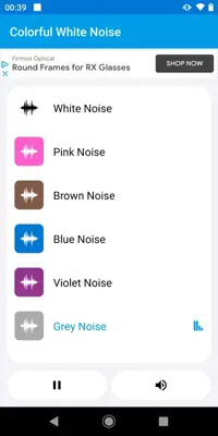 Colorful White Noise android App screenshot 7